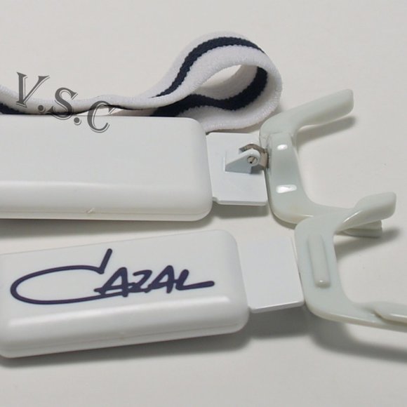 CAZAL 951 SUNGLASSES 955 Sun Glasses ORIGINAL VINTAGE SPORT BAND White New - Picture 1 of 3